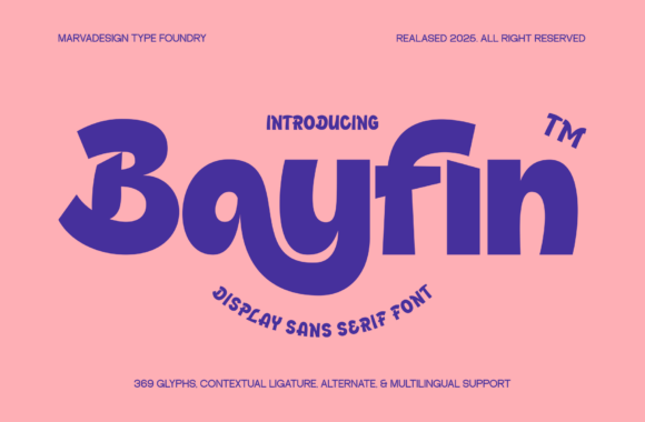 Bayfin: The Bold Display Font for Memorable Small Business Branding