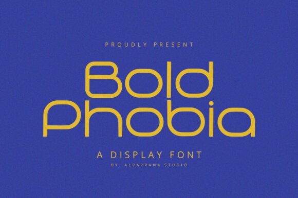 Bold Phobia Display Font for Modern Marketing Campaigns