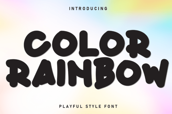 Color Rainbow Typeface Review for Boutique Branding