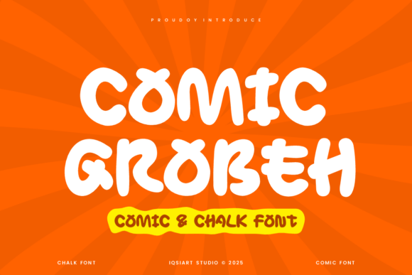 Comic Grobeh Typeface: Elevating Editorial Design with Playful Typography