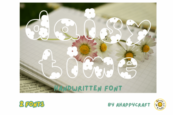 Daisy Time Handwritten Display Font for Spring Branding