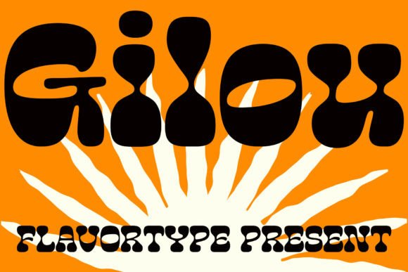 Gilou Display Font for Retro Campaigns