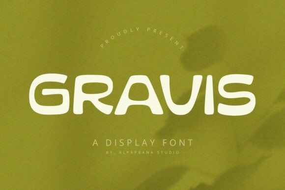 Gravis Display Font for Modern Web Branding