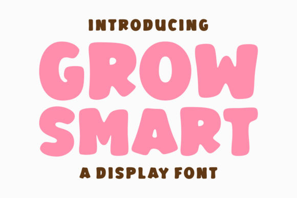 Grow Smart Typeface: A Designer’s Take on Bold Display Fonts