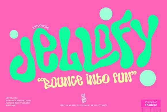 Jellofy Display Font for Chic Handmade Branding