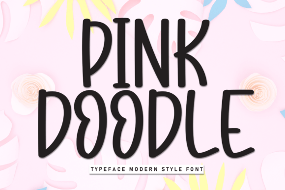 Pink Doodle Typeface Review: A Casual Display Font for Playful Editorial Design