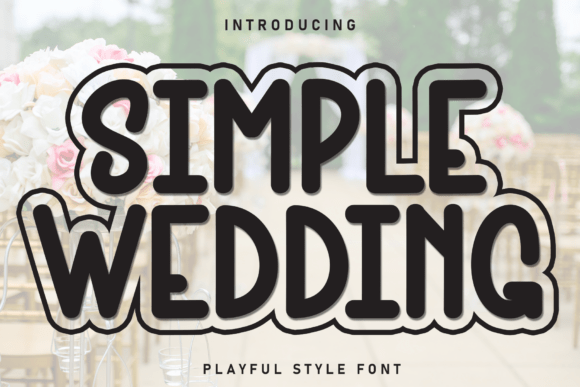 Simple Wedding Typeface Review for Editorial Design