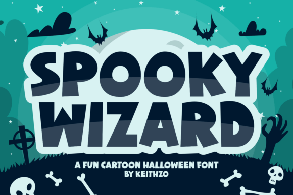 Spooky Wizard Typeface for Seasonal Marketing Campaigns