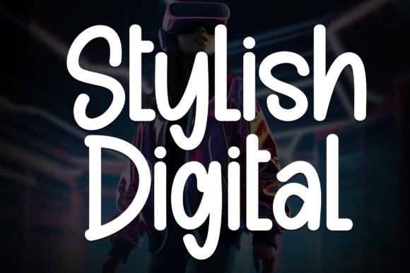 Stylish Digital Typeface for Modern Brand Identity