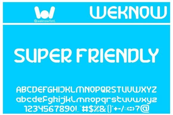 Super Friendly Typeface Review: A Geometric Display Font for Playful Branding