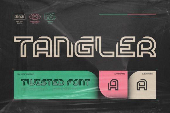 Tangler Typeface for Bold Campaign Headlines
