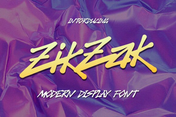 Zikzak Typeface: A Modern Display Font for High-Impact Web Design